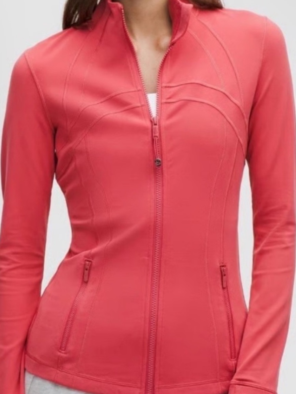 Lululemon define jacket coral size 10